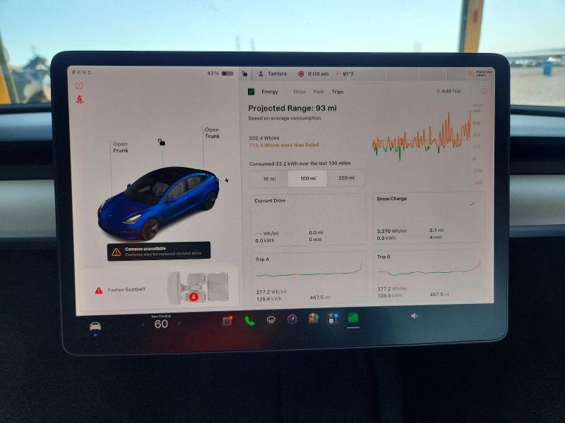 Aukcja sprzedaży 2022 Tesla Model 3, vin: 5YJ3E1EB5NF109593, numer aukcji: 66307236