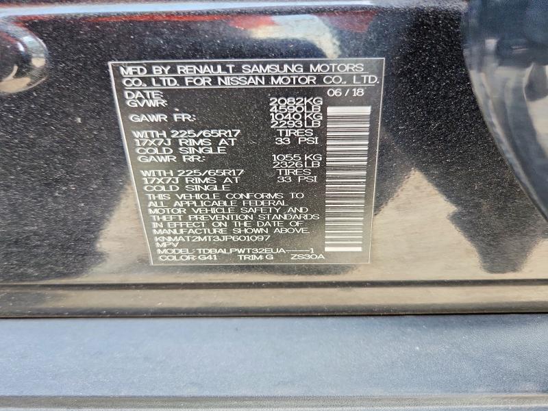 Auction sale of the 2018 Nissan Rogue, vin: KNMAT2MT3JP601097, lot number: 69413096