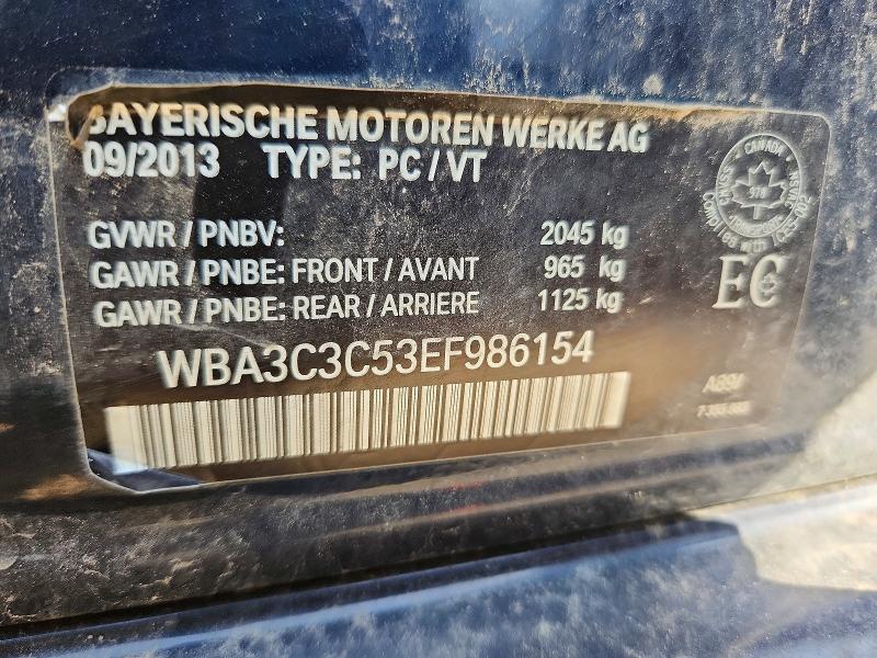 Aukcja sprzedaży 2014 Bmw 320, vin: WBA3C3C53EF986154, numer aukcji: 67507626