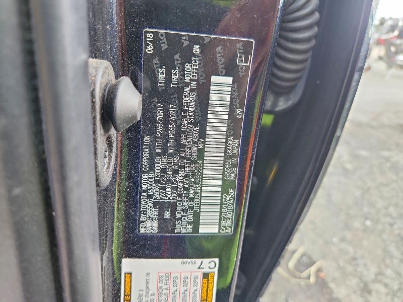 Aukcja sprzedaży 2018 Toyota 4runner, vin: JTEBU5JR8J5592254, numer aukcji: 69253686