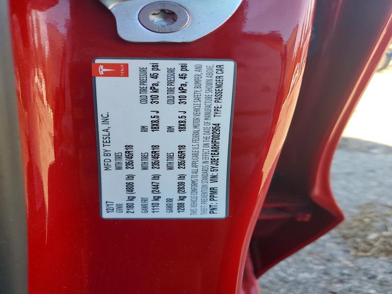 Продажа на аукционе авто 2017 Tesla Model 3, vin: 5YJ3E1EA8HF002954, номер лота: 65845026