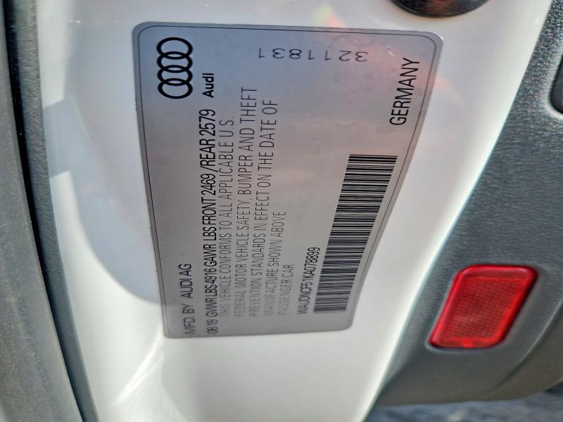 Aukcja sprzedaży 2019 Audi A5, vin: WAUDNCF51KA078899, numer aukcji: 70311226