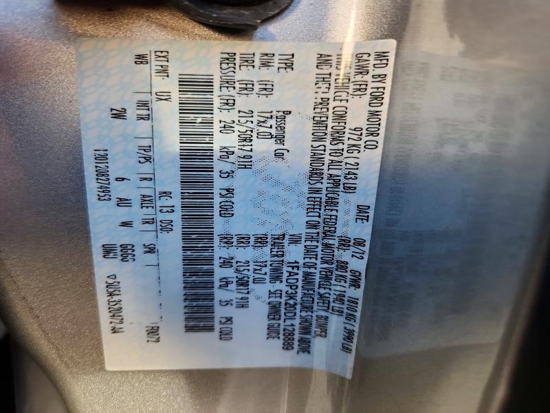 Продаж на аукціоні авто 2013 Ford Focus, vin: 1FADP3K20DL128889, номер лоту: 70615086