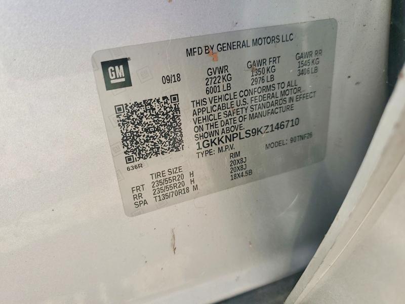 Продажа на аукционе авто 2019 Gmc Acadia, vin: 1GKKNPLS9KZ146710, номер лота: 68627866