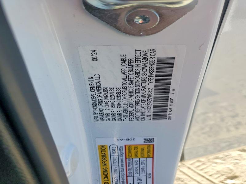 Продажа на аукционе авто 2024 Honda Accord, vin: 1HGCY2F55RA073832, номер лота: 68591876