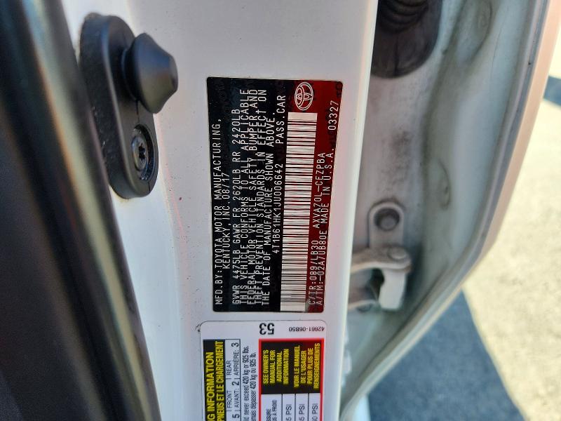2018 Toyota Camry მანქანა იყიდება აუქციონზე, vin: 4T1B61HK1JU006642, აუქციონის ნომერი: 68574476