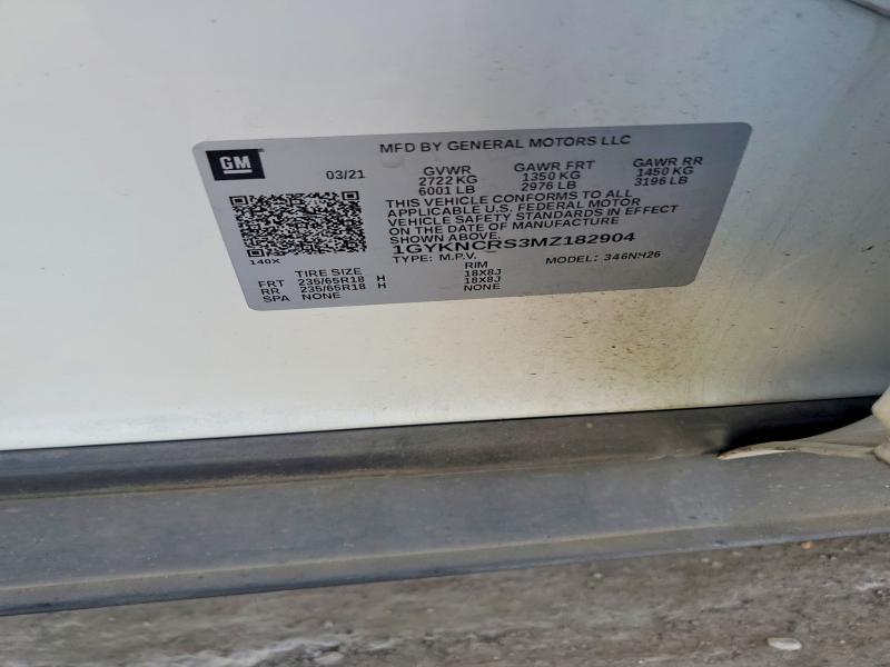 Aukcja sprzedaży 2021 Cadillac Xt5, vin: 1GYKNCRS3MZ182904, numer aukcji: 67463356