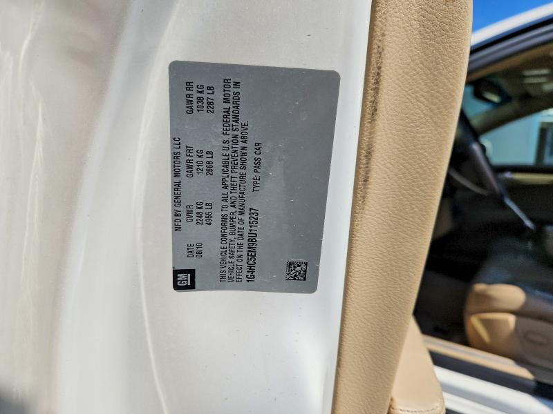 Aukcja sprzedaży 2011 Buick Lucerne, vin: 1G4HC5EM9BU115237, numer aukcji: 70603666