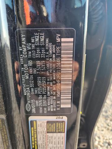 69824946 :رقم المزاد ، KM8SR4HF2FU110446 vin ، 2015 Hyundai Santa Fe مزاد بيع