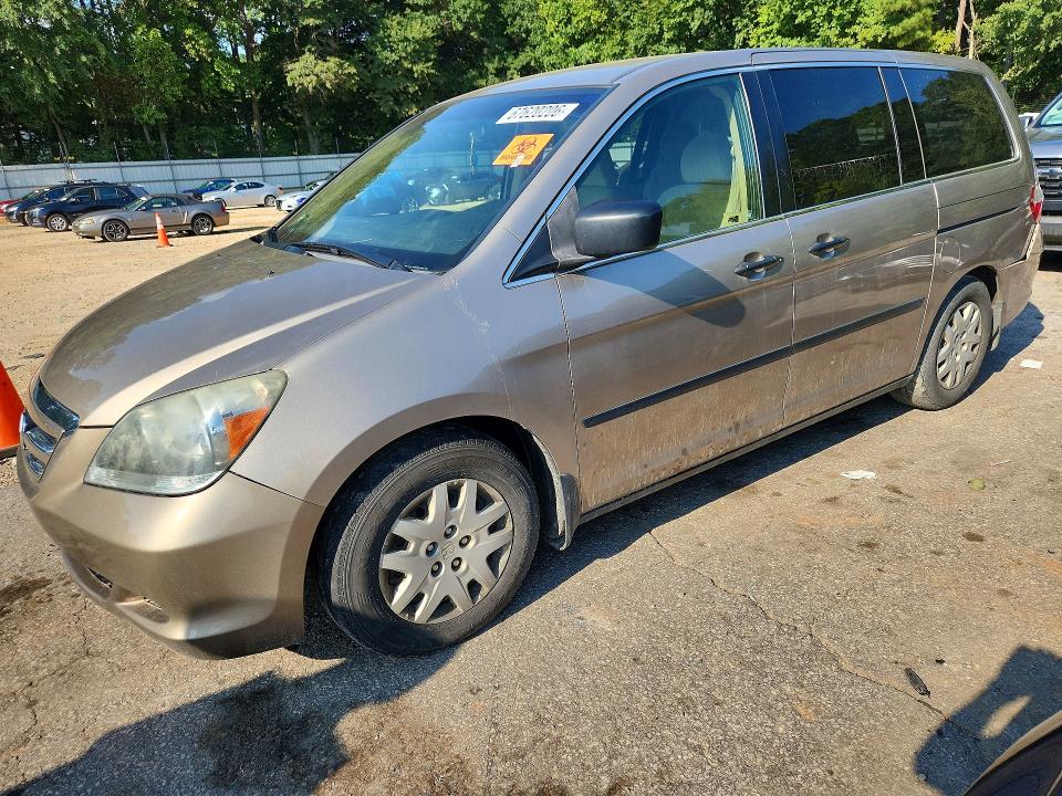 Auction sale of the 2006 Honda Odyssey, vin: 5FNRL38206B057766, lot number: 67620206