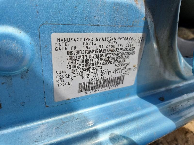 Продаж на аукціоні авто 2014 Nissan Versa Note, vin: 3N1CE2CP0EL350793, номер лоту: 69421066