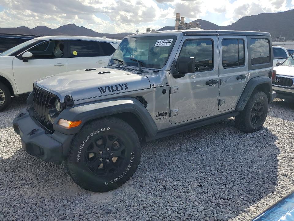 2020 Jeep Wrangler Unlimited მანქანა იყიდება აუქციონზე, vin: 1C4HJXDG3LW169270, აუქციონის ნომერი: 69161926