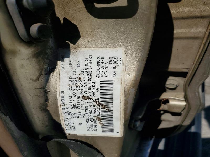 2002 Toyota 4runner მანქანა იყიდება აუქციონზე, vin: JT3GN86R520232444, აუქციონის ნომერი: 69763816