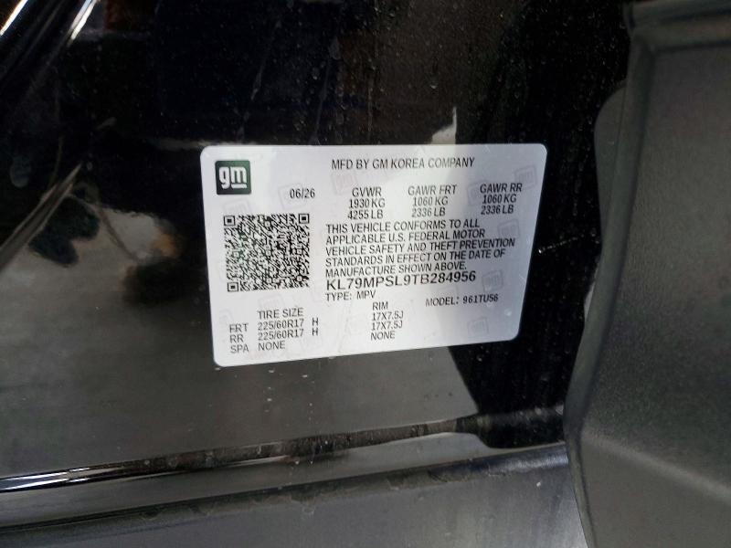 Продажа на аукционе авто 2026 Chevrolet Trailblazer, vin: KL79MPSL9TB284956, номер лота: 69921656