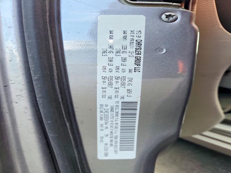 70371456 :رقم المزاد ، 2C4RC1BG9ER247044 vin ، 2014 Chrysler Town & Country مزاد بيع