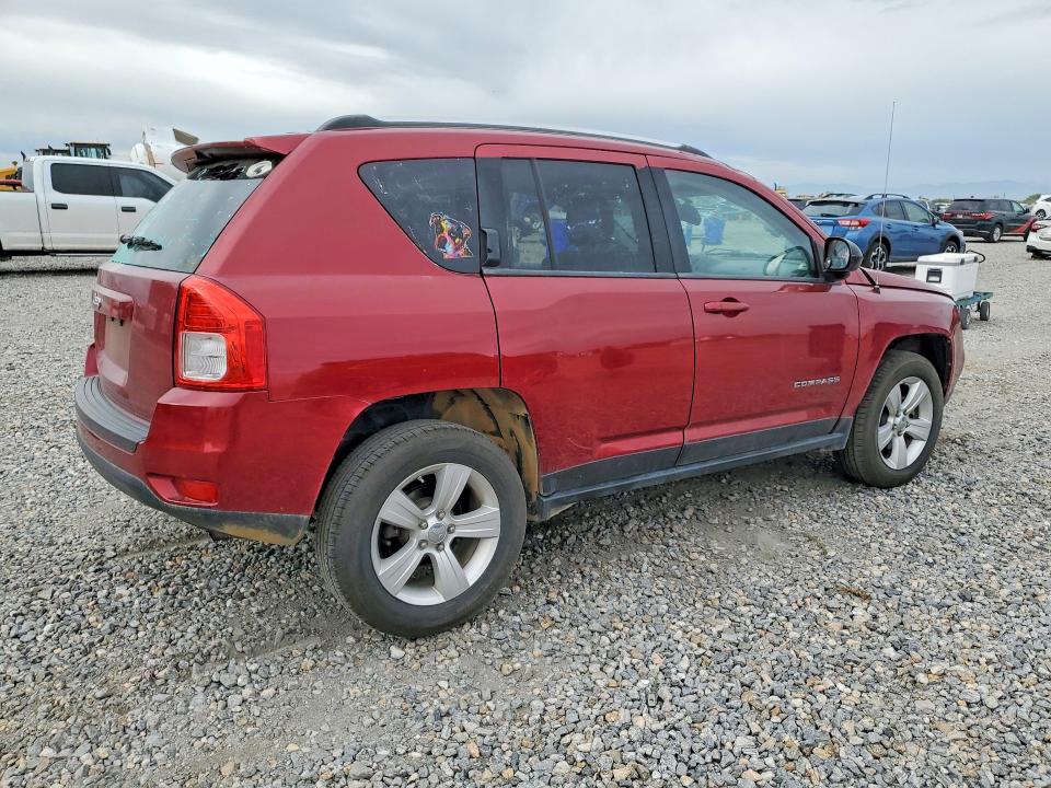 2012 Jeep Compass მანქანა იყიდება აუქციონზე, vin: 1C4NJDBB7CD537907, აუქციონის ნომერი: 70297736