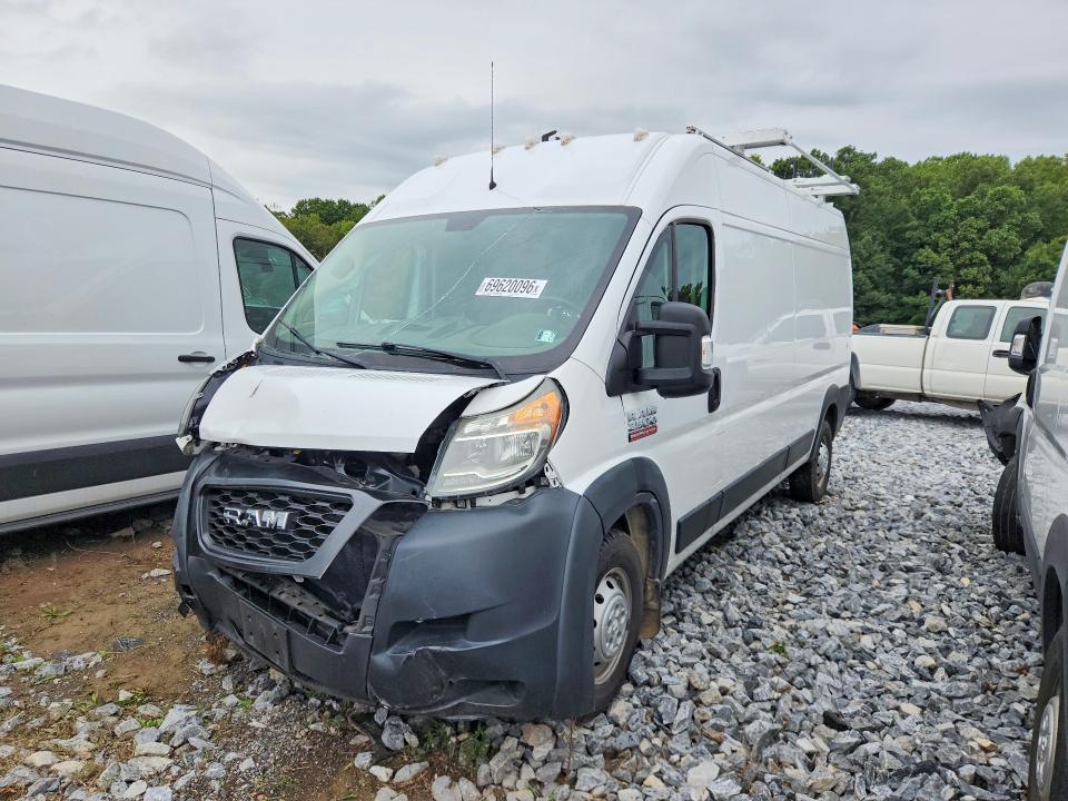 69620096 :رقم المزاد ، 3C6LRVDG8ME534648 vin ، 2021 Ram Promaster 2500 مزاد بيع
