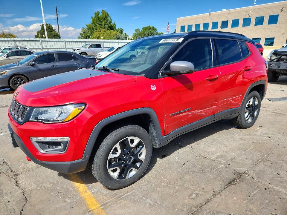 68996436 :رقم المزاد ، 3C4NJDDB8HT632233 vin ، 2017 Jeep Compass مزاد بيع