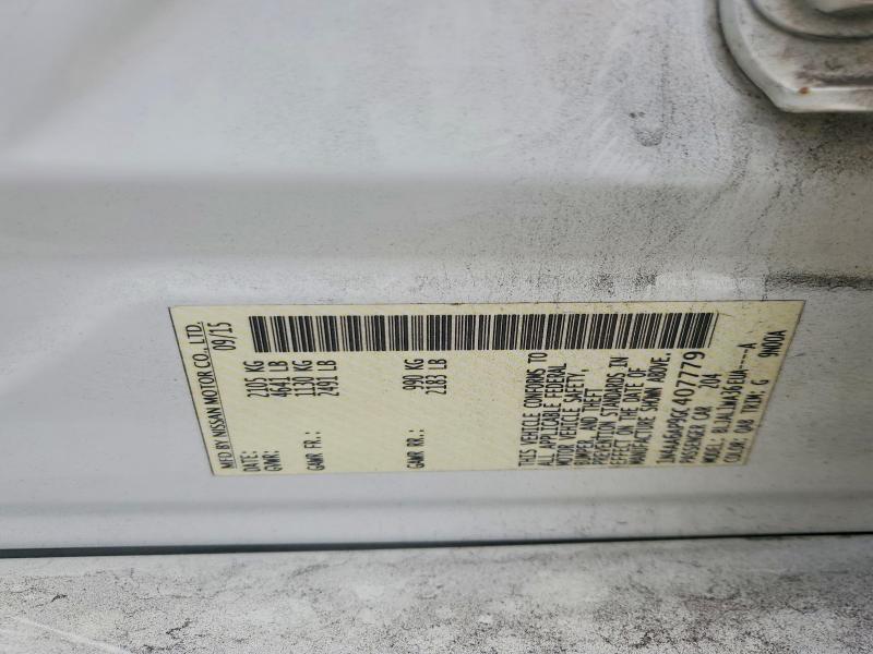 Aukcja sprzedaży 2016 Nissan Maxima, vin: 1N4AA6AP9GC407779, numer aukcji: 67366806