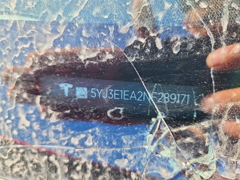 Aukcja sprzedaży 2022 Tesla Model 3, vin: 5YJ3E1EA2NF289171, numer aukcji: 68375726