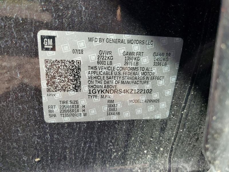 Продажа на аукционе авто 2019 Cadillac Xt5, vin: 1GYKNDRS4KZ122102, номер лота: 68607246