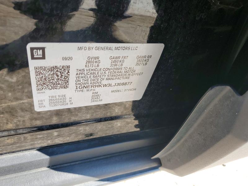 Aukcja sprzedaży 2020 Chevrolet Traverse, vin: 1GNERHKW3LJ308877, numer aukcji: 70171986