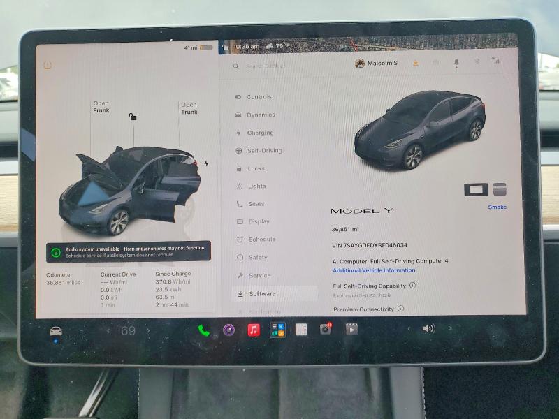 Продажа на аукционе авто 2024 Tesla Model Y, vin: 7SAYGDEDXRF046034, номер лота: 68399746