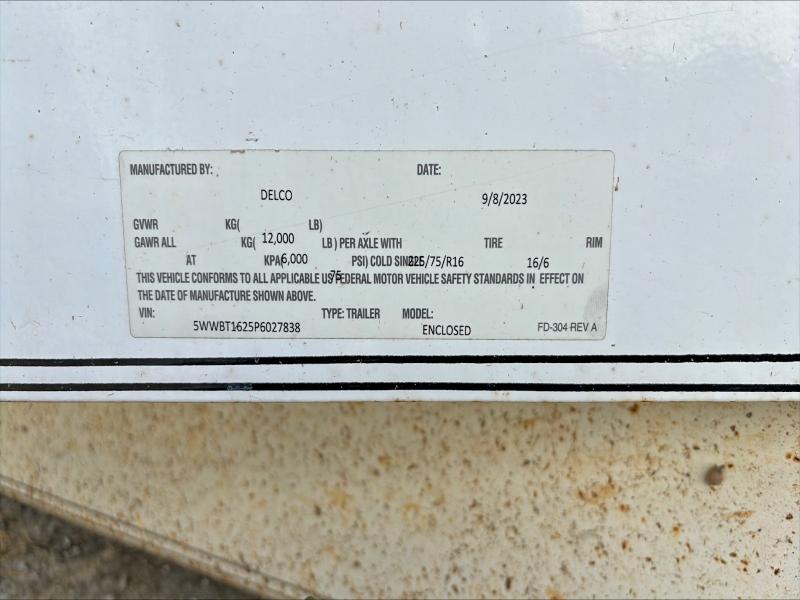 Продажа на аукционе авто 2023 Delco Unknown, vin: 5WWBT1625P6027838, номер лота: 52656376