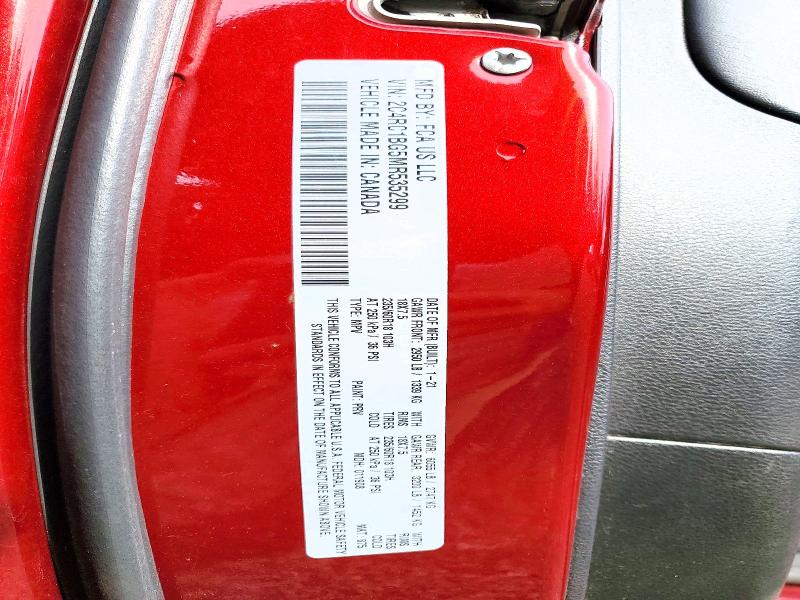Aukcja sprzedaży 2021 Chrysler Pacifica, vin: 2C4RC1BG5MR535299, numer aukcji: 67606446