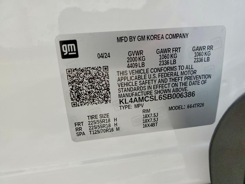 Aukcja sprzedaży 2025 Buick Encore Gx, vin: KL4AMCSL6SB006386, numer aukcji: 67883496
