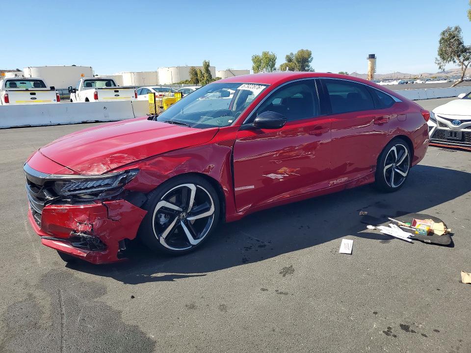 67922876 :رقم المزاد ، 1HGCV1F47NA053182 vin ، 2022 Honda Accord مزاد بيع