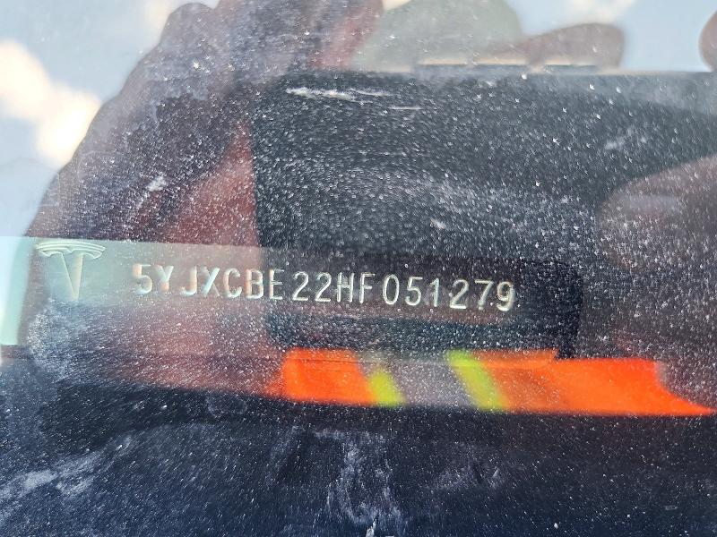 Aukcja sprzedaży 2017 Tesla Model X, vin: 5YJXCBE22HF051279, numer aukcji: 68984206