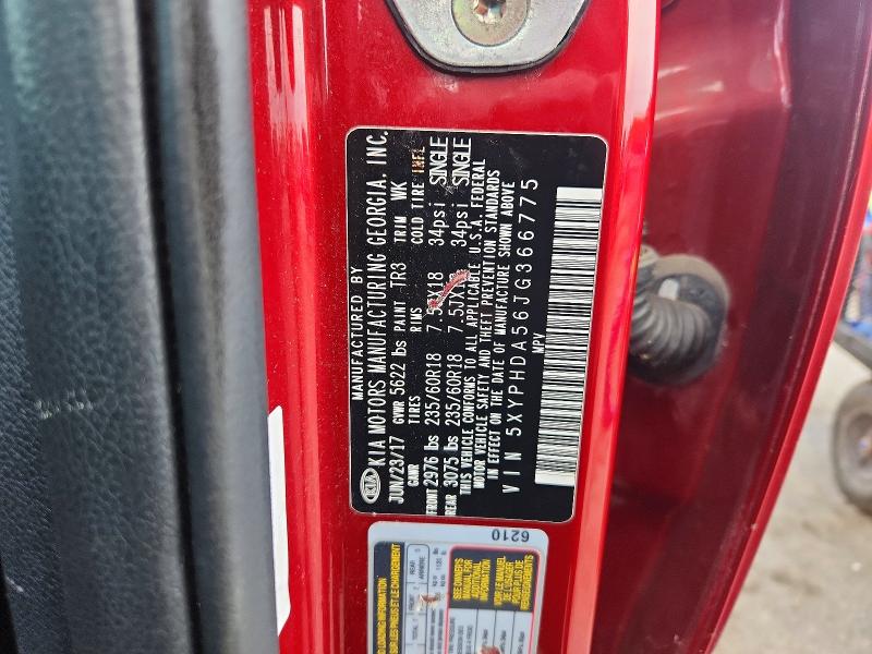 Продажа на аукционе авто 2018 Kia Sorento, vin: 5XYPHDA56JG366775, номер лота: 68305246