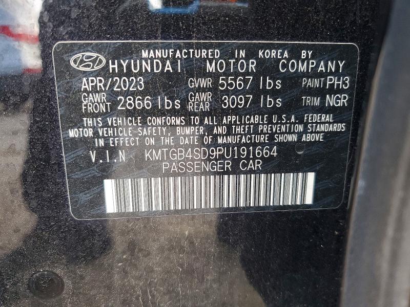 Продаж на аукціоні авто 2023 Genesis G80, vin: KMTGB4SD9PU191664, номер лоту: 69358066