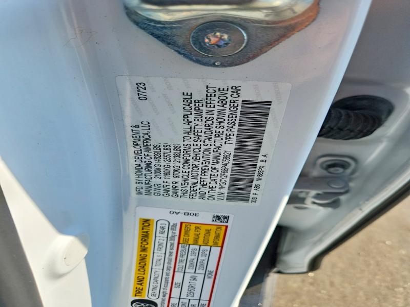 Auction sale of the 2023 Honda Accord, vin: 1HGCY2F68PA058621, lot number: 68330226