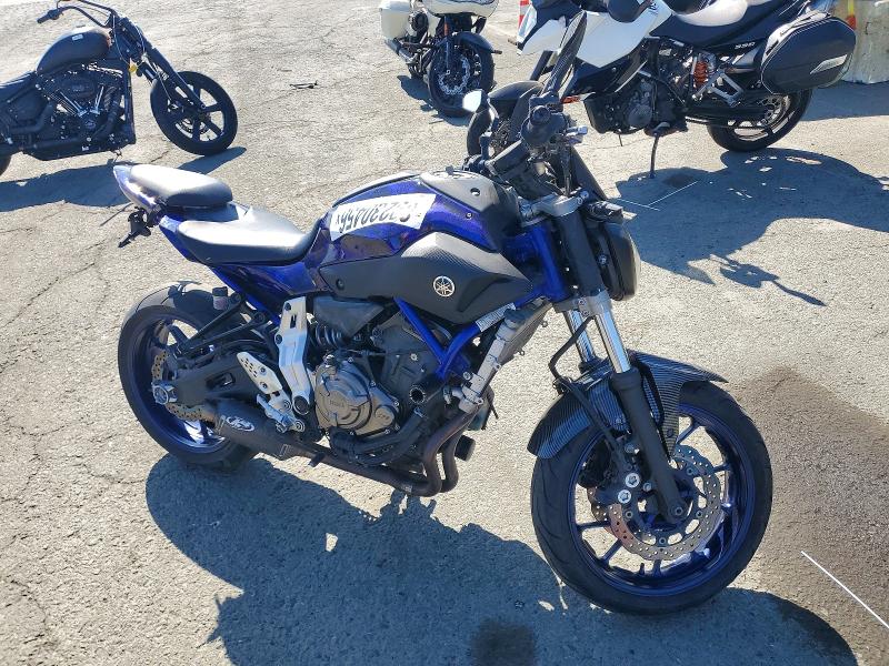 69230456 :رقم المزاد ، JYARM06YXFA000191 vin ، 2015 Yamaha Fz07 مزاد بيع