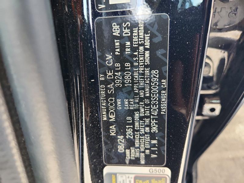 Продаж на аукціоні авто 2025 Kia K4, vin: 3KPFT4DE3SE005928, номер лоту: 70940076