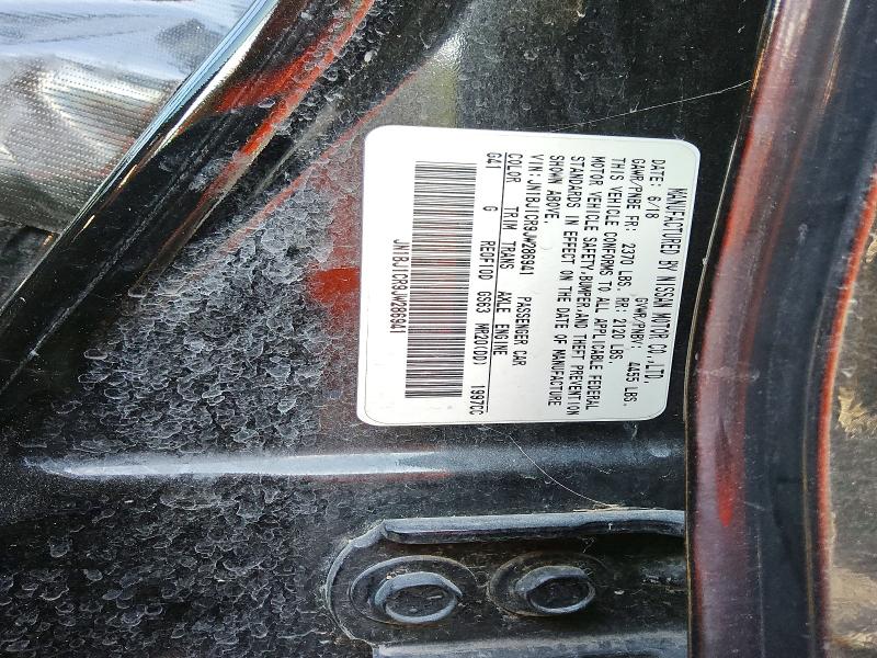 2018 Nissan Rogue Sport მანქანა იყიდება აუქციონზე, vin: JN1BJ1CR9JW286941, აუქციონის ნომერი: 68840806