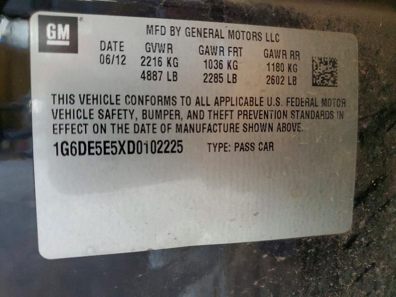Продаж на аукціоні авто 2013 Cadillac Cts, vin: 1G6DE5E5XD0102225, номер лоту: 67858526