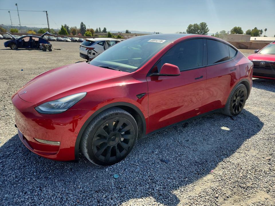 2021 Tesla Model Y მანქანა იყიდება აუქციონზე, vin: 5YJYGAEE8MF222754, აუქციონის ნომერი: 69914776