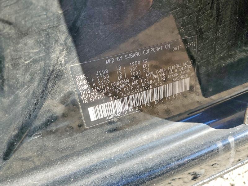 Продаж на аукціоні авто 2022 Subaru Impreza, vin: 4S3GKAV61N3609633, номер лоту: 69694666