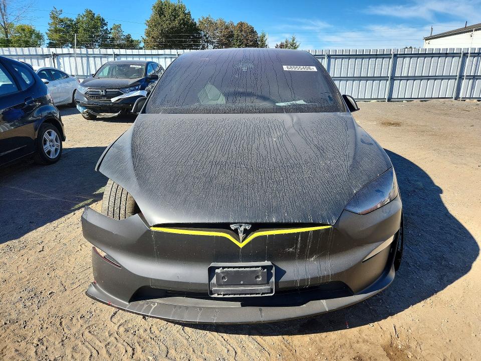 68955406 :رقم المزاد ، 7SAXCDE56RF437505 vin ، 2024 Tesla Model X مزاد بيع