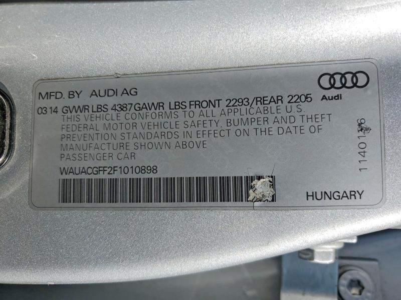 Aukcja sprzedaży 2015 Audi A3, vin: WAUACGFF2F1010898, numer aukcji: 67333476