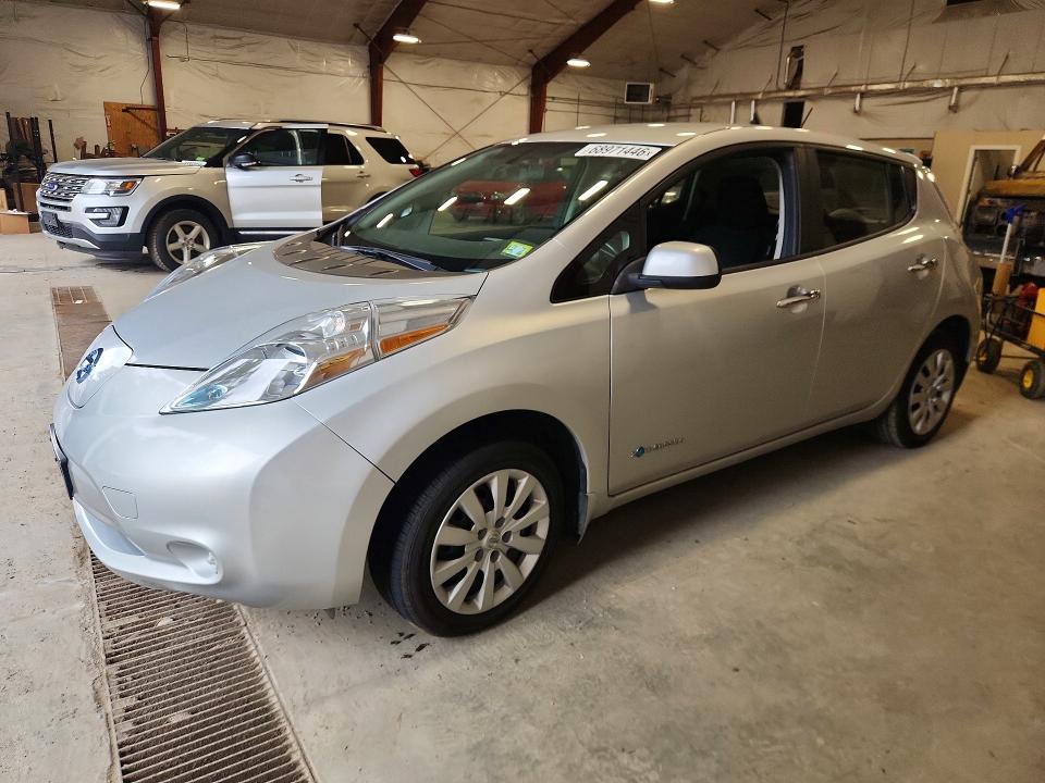 68971446 :رقم المزاد ، 1N4AZ0CP9FC301902 vin ، 2015 Nissan Leaf مزاد بيع