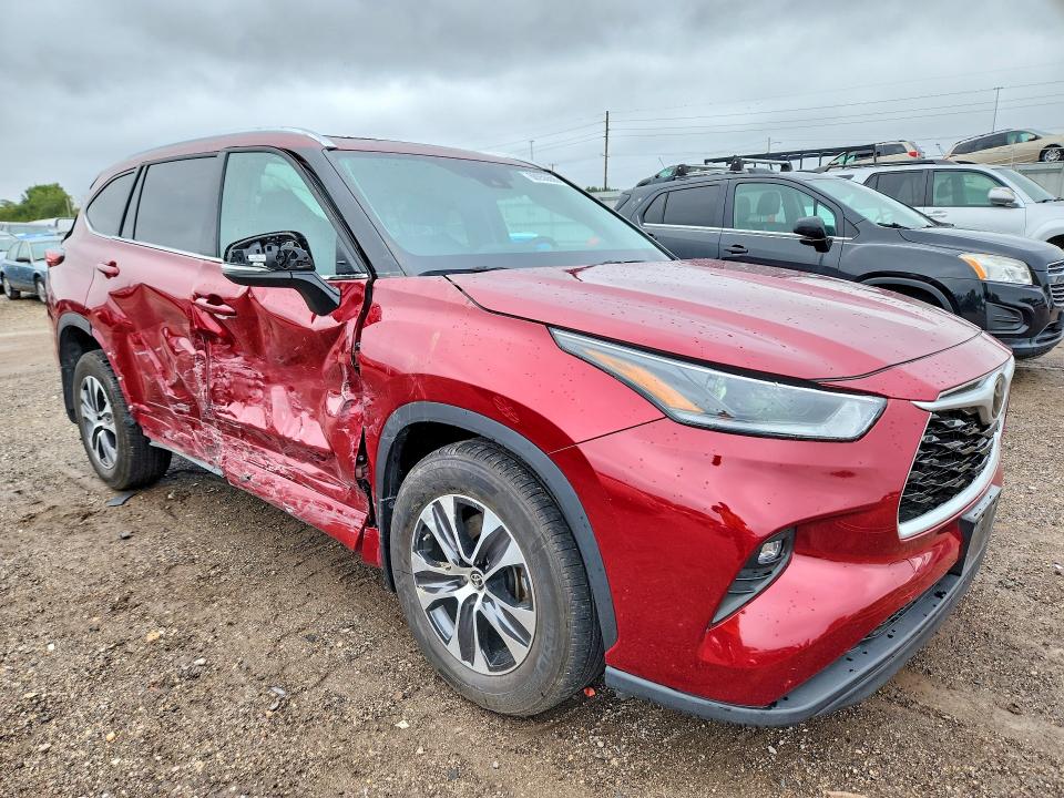 Aukcja sprzedaży 2021 Toyota Highlander, vin: 5TDGZRBHXMS559098, numer aukcji: 68956666
