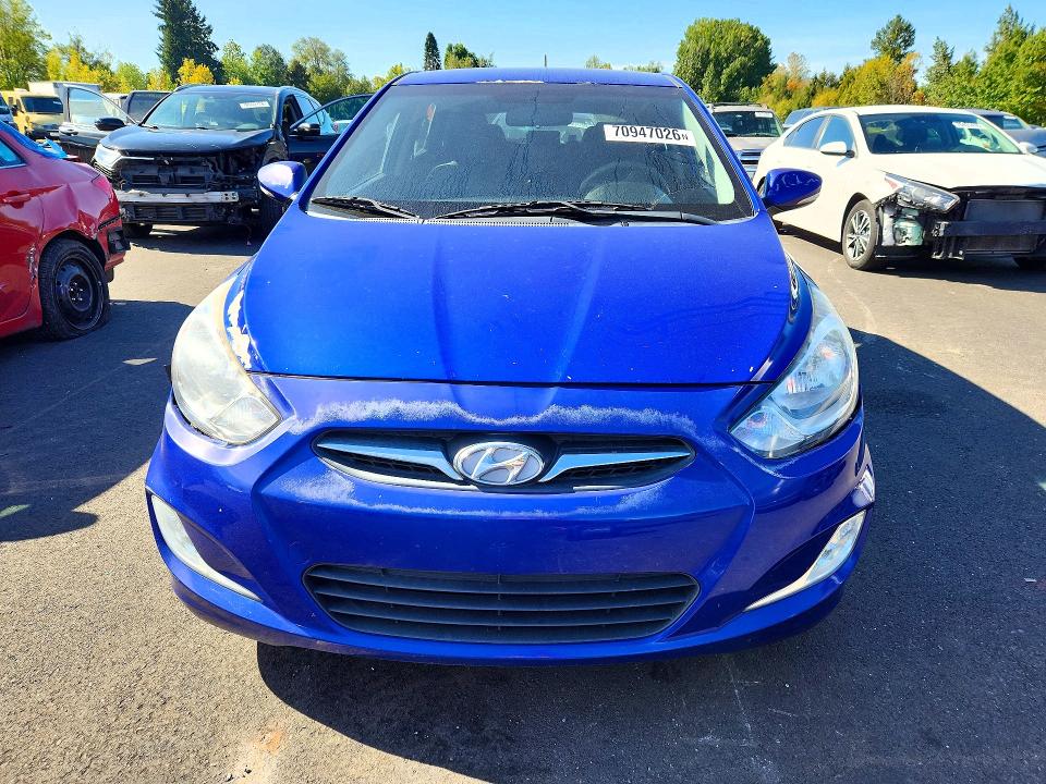 Продаж на аукціоні авто 2013 Hyundai Accent, vin: KMHCU5AEXDU111609, номер лоту: 70947026