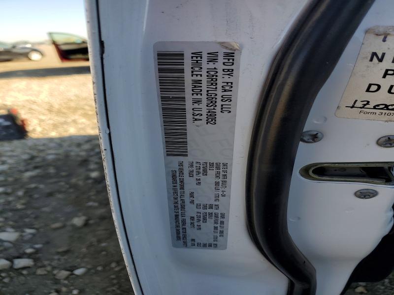 68602146 :رقم المزاد ، 1C6RR7LG6RS149052 vin ، 2024 Ram 1500 Classic مزاد بيع