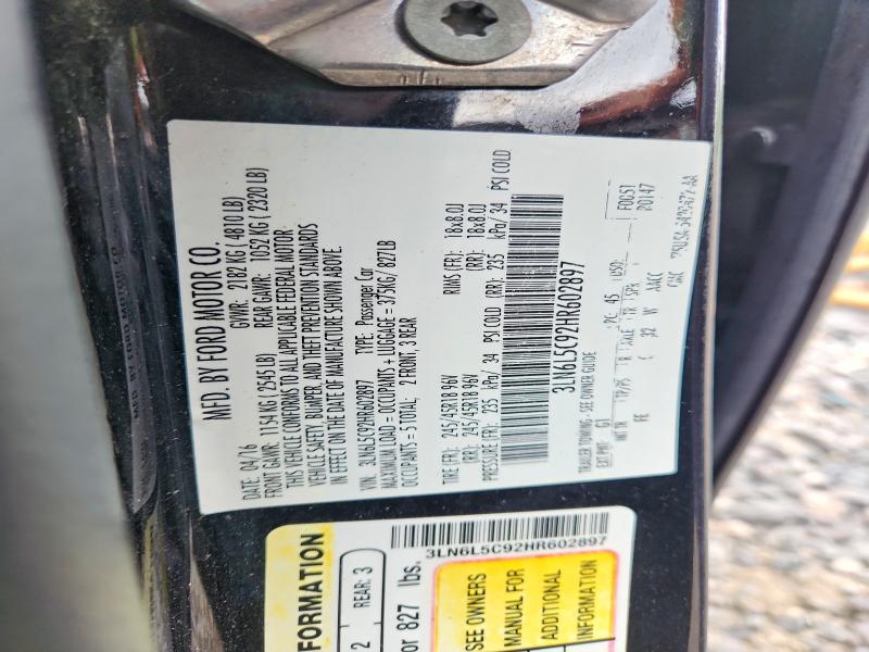 Продажа на аукционе авто 2017 Lincoln Mkz, vin: 3LN6L5C92HR602897, номер лота: 64286936