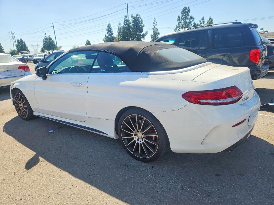 70695276 :رقم المزاد ، WDDWK4JB5HF424011 vin ، 2017 Mercedes-benz C مزاد بيع