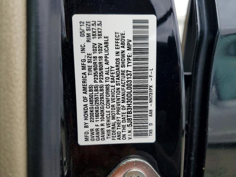 Aukcja sprzedaży 2013 Acura Rdx, vin: 5J8TB3H30DL003137, numer aukcji: 67850196